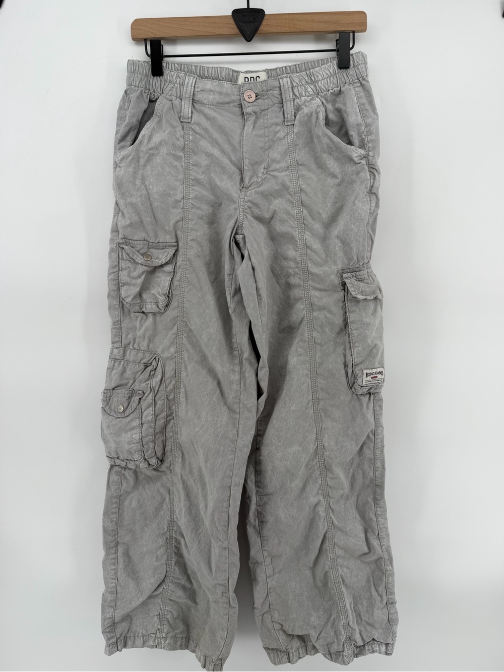 BDG Urban Outfitters Grey Cargo Pants Y2K Gorpcore Utility Skate Size S